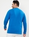 Shop Men's Blue Plus Size Henley T-shirt-Design