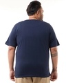 Shop Men's Blue Plus Size T-shirt-Design