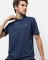 Shop Men's Blue Polo T-shirt