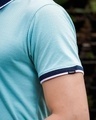 Shop Men's Blue Polo T-shirt