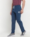 Shop Men's Blue Polyester Track Pants