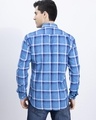 Shop Men's Blue Portrait Checked Slim Fit Shirt-Design