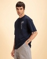 Shop Men's Blue Prototype Graphic Printed Oversized T-shirt-Full