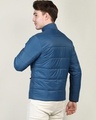 Shop Men's Blue Puffer Jacket-Full