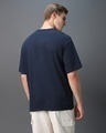 Shop Men's Blue Ramen Lover Graphic Printed Oversized T-shirt-Full
