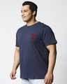 Shop Men's Blue Raphael Graphic Printed Plus Size T-shirt-Design