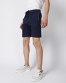 Shop Men's Blue Regular Cotton Casual Shorts-Design