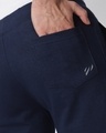 Shop Men's Blue Regular Cotton Casual Shorts