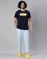 Shop Men's Blue Regular Fit Printed T-shirt