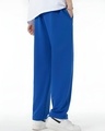 Shop Men's Blue Relaxed Fit Track Pants-Design
