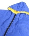 Shop Men's Yellow & Blue Sleeveless Plus Size Reversible Puffer Jacket