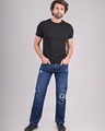 Shop Men's Blue Ripped Jeans-Design