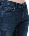 Shop Men's Blue Ripped Slim Fit Jeans