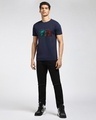 Shop Men's Blue RRR Revolution Printed T-shirt-Full