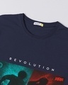 Shop Men's Blue RRR Revolution Printed T-shirt