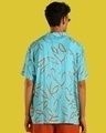 Shop Men's Blue Sakura Printed Shirt-Full
