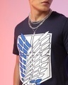 Shop Men's Blue Scout Regiment Titan Graphic Printed T-shirt