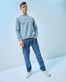 Shop Men's Blue Seeker Graphic Printed Sweatshirt-Full