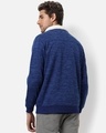 Shop Men's Blue Self Design Jacket-Design