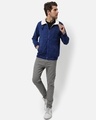 Shop Men's Blue Self Design Jacket-Full