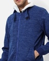 Shop Men's Blue Self Design Jacket