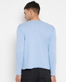 Shop Men's Blue Self Design Slim Fit T-shirt-Design