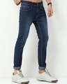 Shop Men's Blue Skinny Fit Jeans-Design