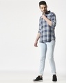 Shop Men's Blue Slim Fit Casual Indigo Shirt