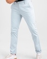Shop Men's Blue Slim Fit Chinos-Design
