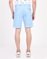 Shop Men's Blue Slim Fit Cotton Shorts-Design