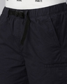 Shop Men's Blue Slim Fit Cotton Shorts