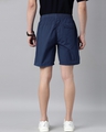 Shop Men's Blue Slim Fit Cotton Shorts-Design