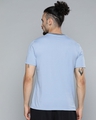 Shop Men's Blue Slim Fit Cotton T-shirt-Design