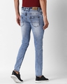 Shop Men's Blue Slim Fit Distressed Jeans-Design