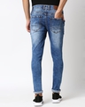 Shop Men's Blue Slim Fit Faded Jeans-Design