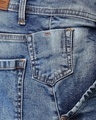 Shop Men's Blue Slim Fit Faded Jeans-Full