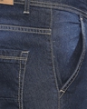 Shop Men's Blue Slim Fit Faded Jeans-Full