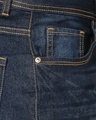 Shop Men's Blue Slim Fit Faded Shorts