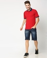 Shop Men's Blue Slim Fit Faded Shorts