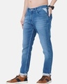 Shop Men's Blue Slim Fit Jeans-Design