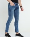 Shop Men's Blue Slim Fit Jeans-Design