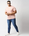 Shop Men's Blue Slim Fit Jeans Joggers-Full