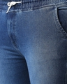 Shop Men's Blue Slim Fit Jeans Joggers