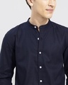 Shop Men's Blue Slim Fit Shirt