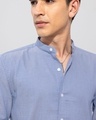 Shop Men's Blue Slim Fit Shirt