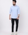 Shop Men's Blue Slim Fit Shirt