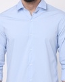 Shop Men's Blue Slim Fit Shirt