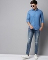 Shop Men's Blue Slim Fit Shirt