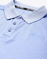 Shop Men's Blue Slim Fit T-shirt-Full