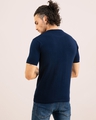 Shop Men's Blue Slim Fit T-shirt-Design